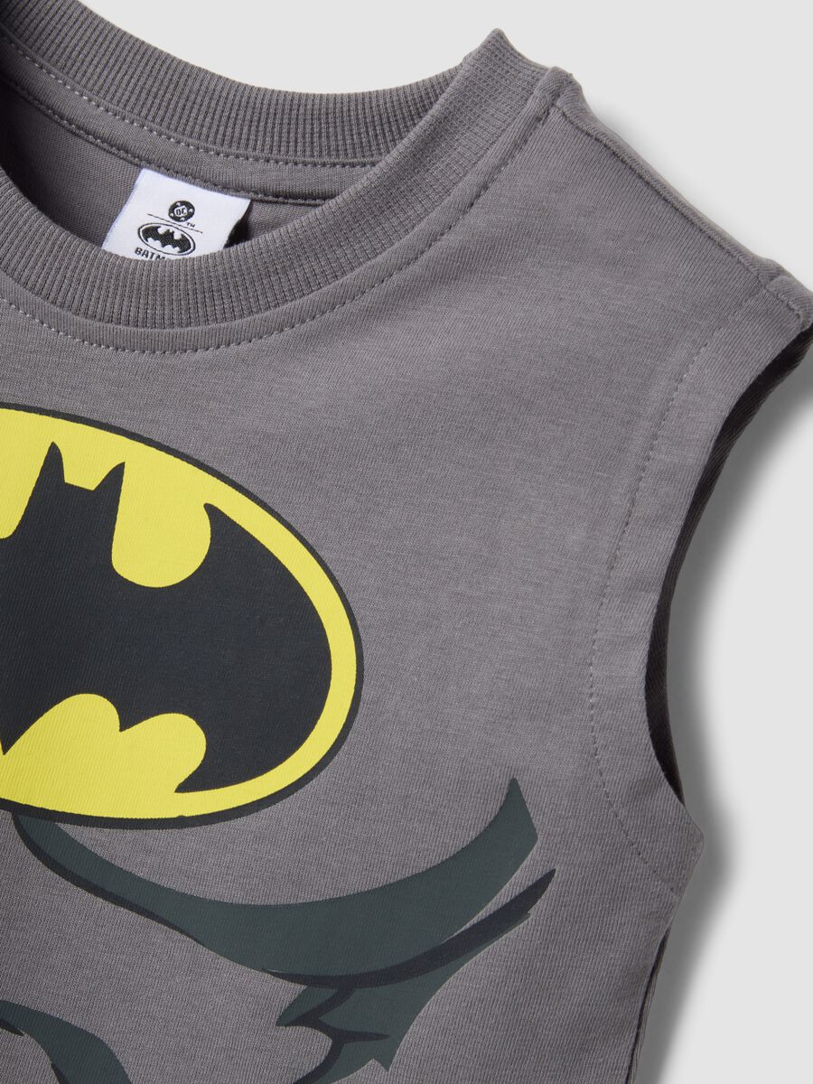 Grey pure cotton tank top_2