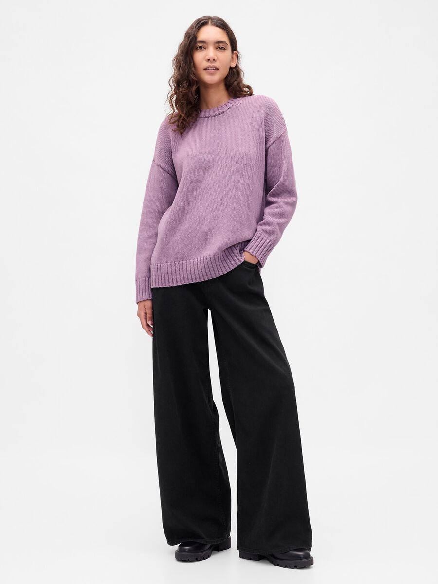 Maglione viola in cotone_2