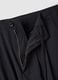 Black viscose stretch chino trousers regular fit_5