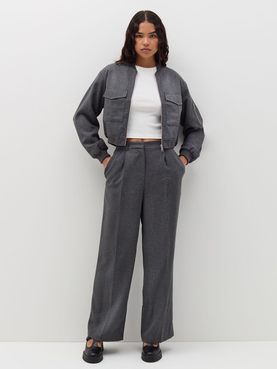Bomber con lurex full-zip_1