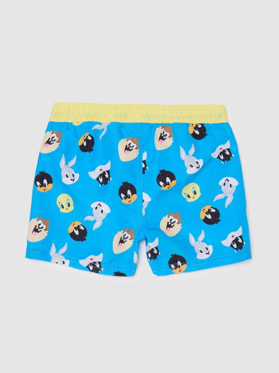 Multicolored children's swimsuit with Looney Tunes print, regular fit_1
