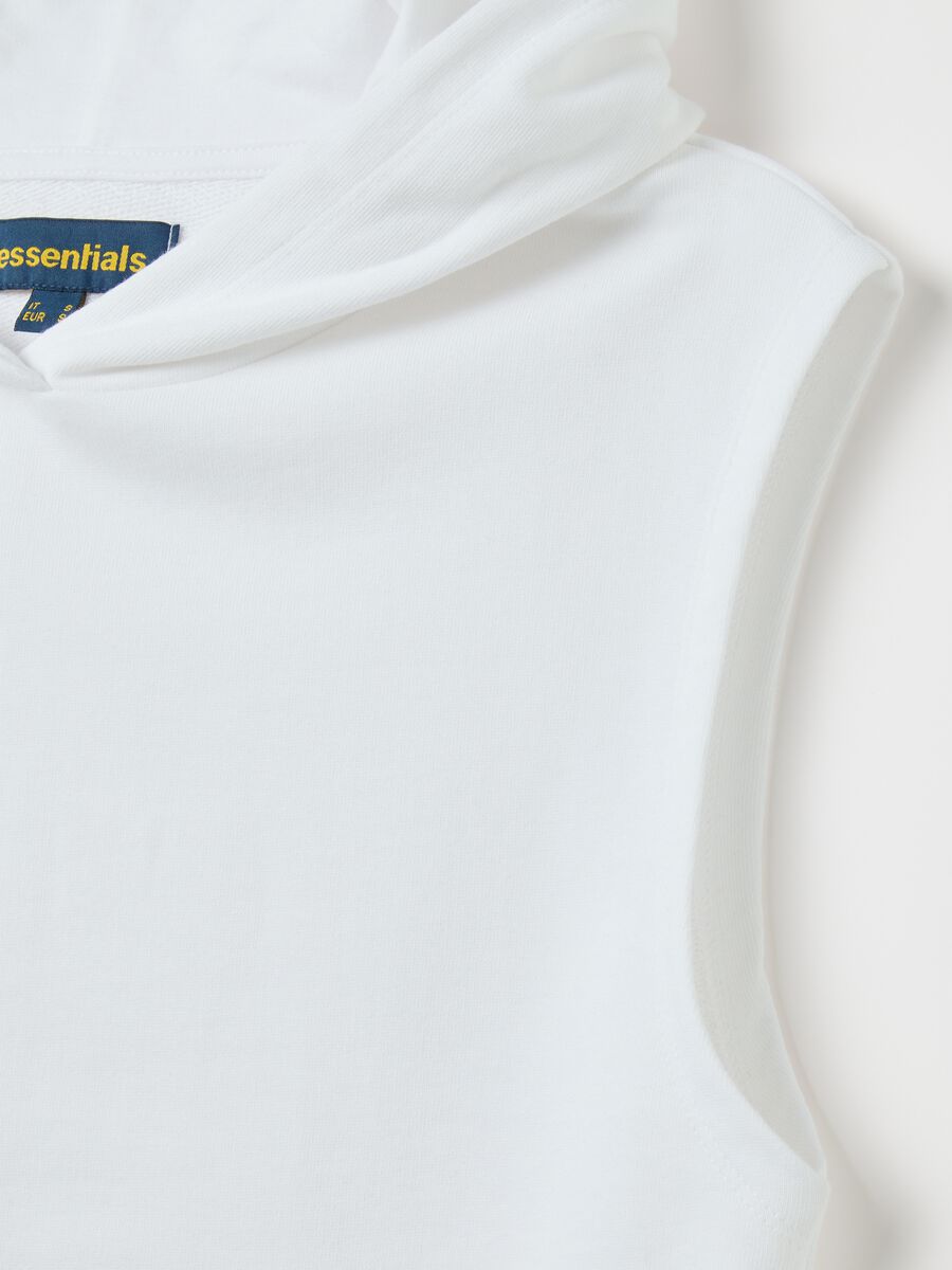 White Cotton Short Sleeve T-shirt by Ovs_5