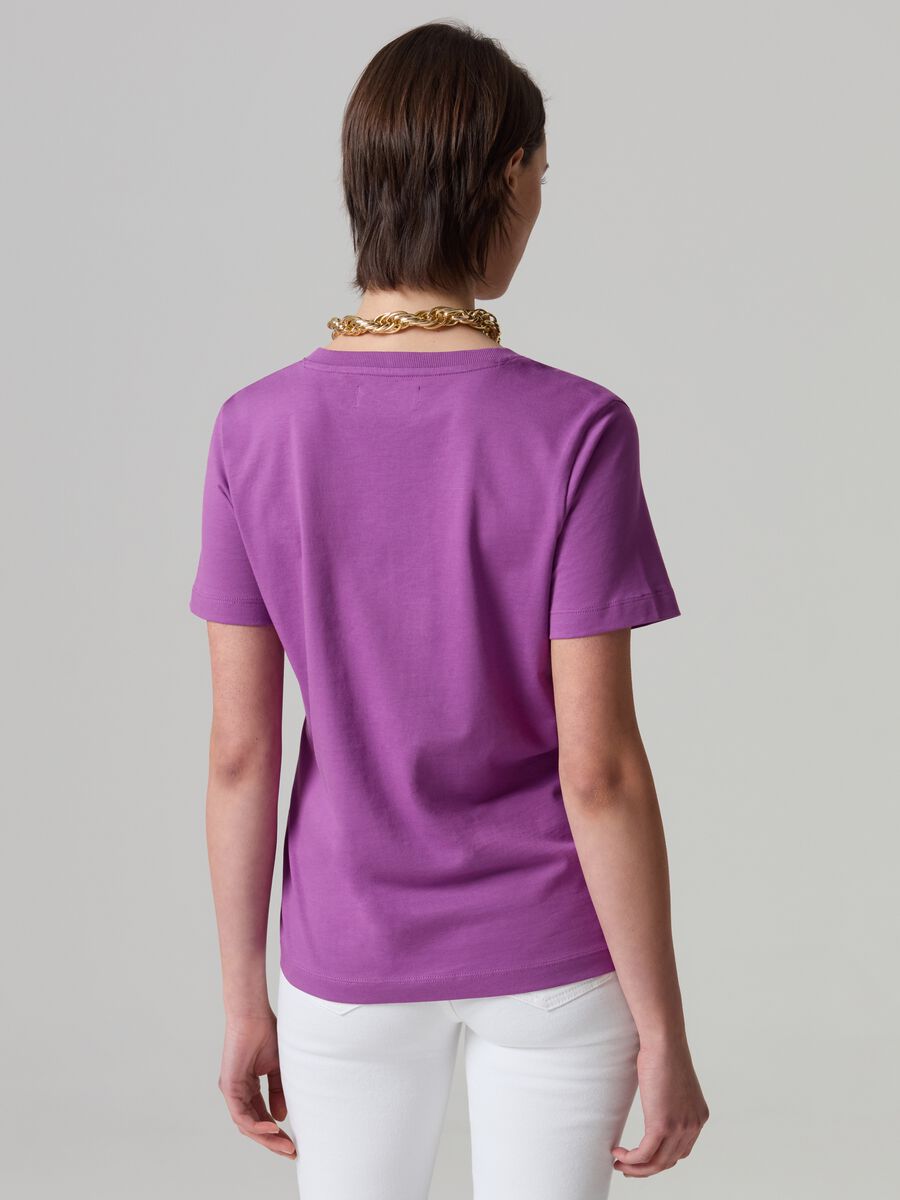 Cotton V-neck T-shirt_2
