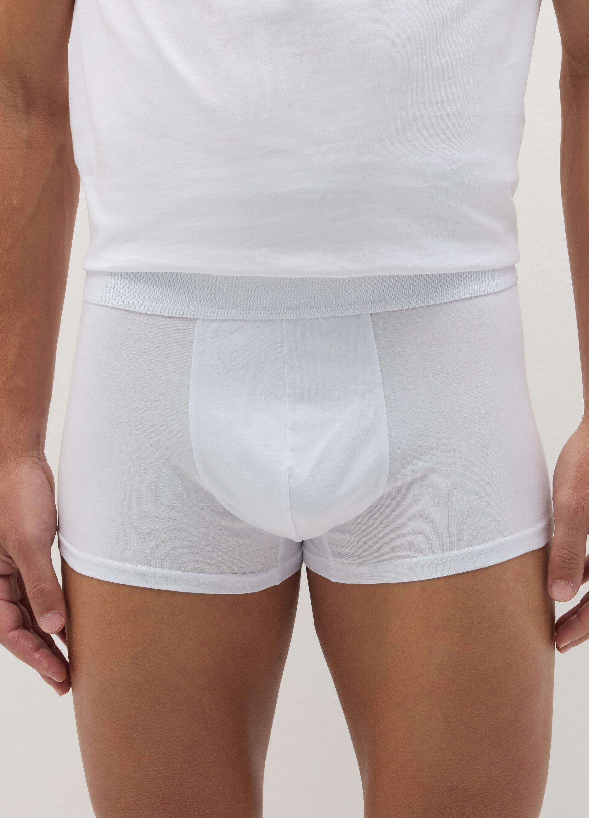 Three-pack organic cotton boxer shorts