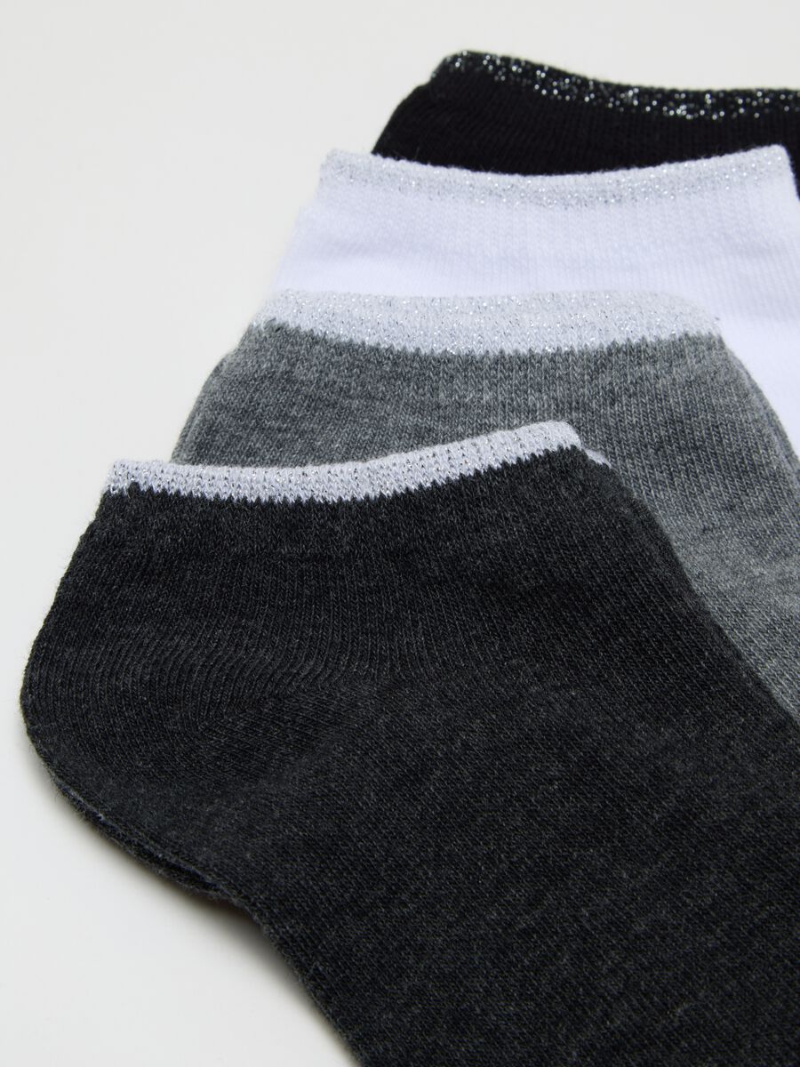 Multicolour Cotton Blend Socks Set_1