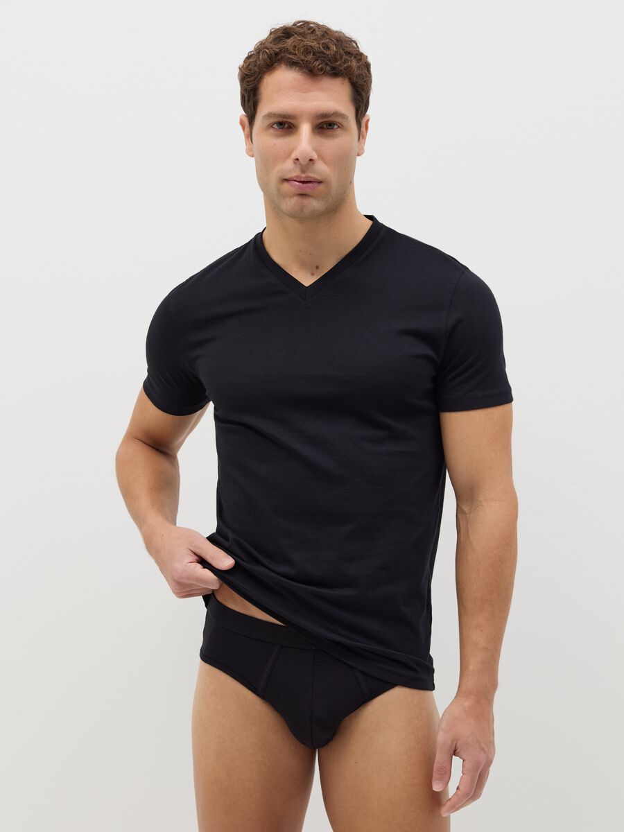 Two-pack briefs in Supima cotton_0