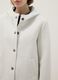 White regular fit jacket with hood and buttons_3