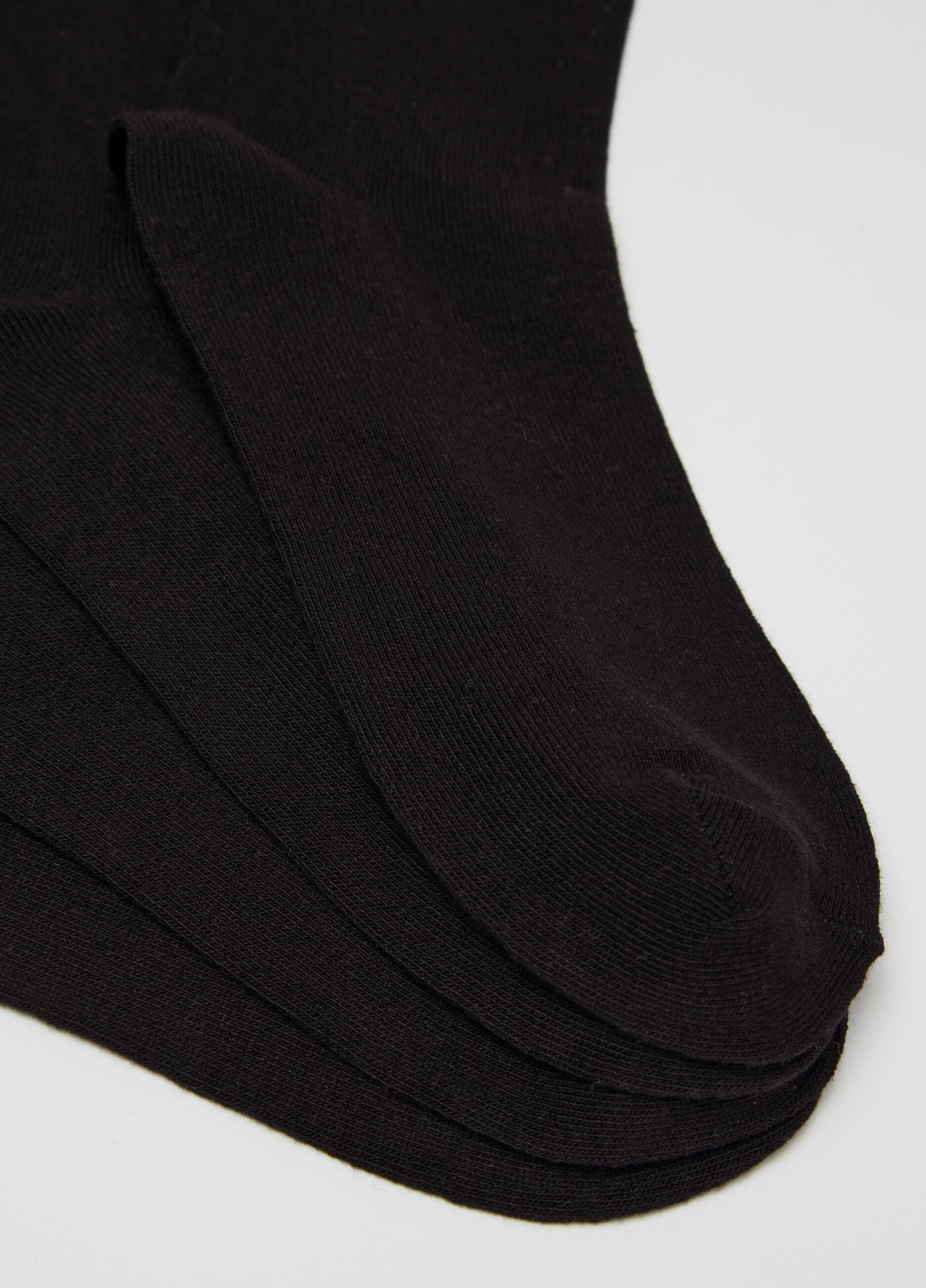 Bipack calze corte con fiore