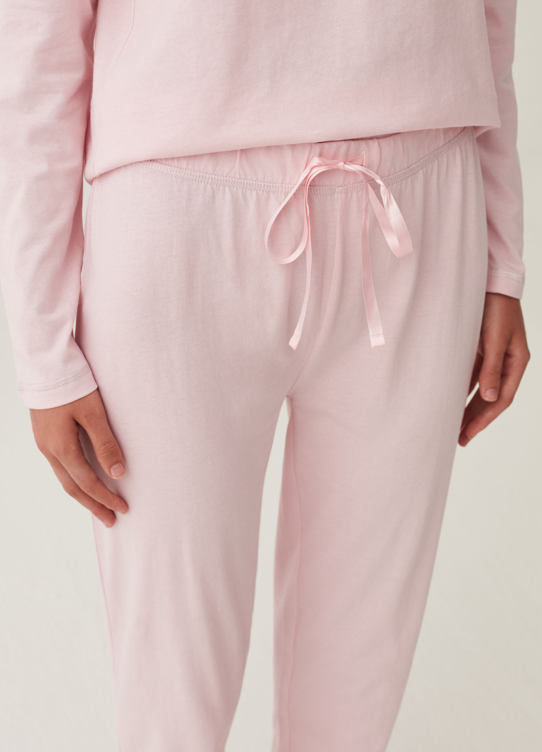 Pantalone pigiama lungo in cotone_3