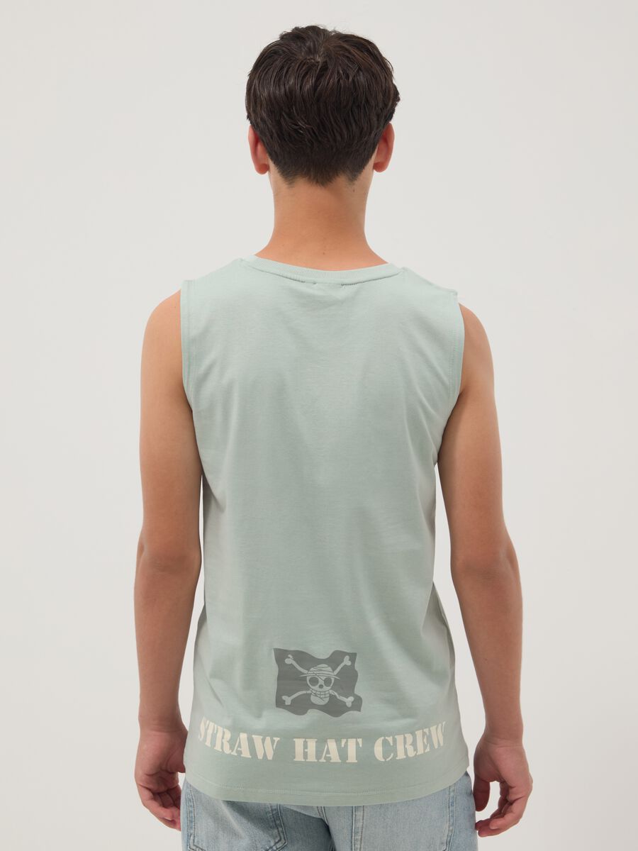 Green pure cotton vest_1