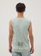 Green pure cotton vest_1