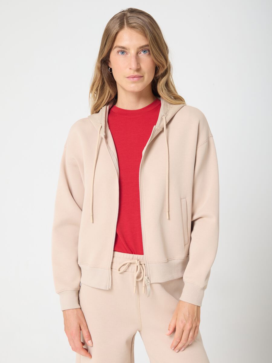 Full-zip crop with hood by ALTAVIA STUDIO_0
