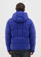 Electric Blue Iconic Puffer Jacket with Removable Hood_2