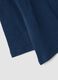 Blue oversized pure organic cotton T-shirt with chest pocket for boys_3