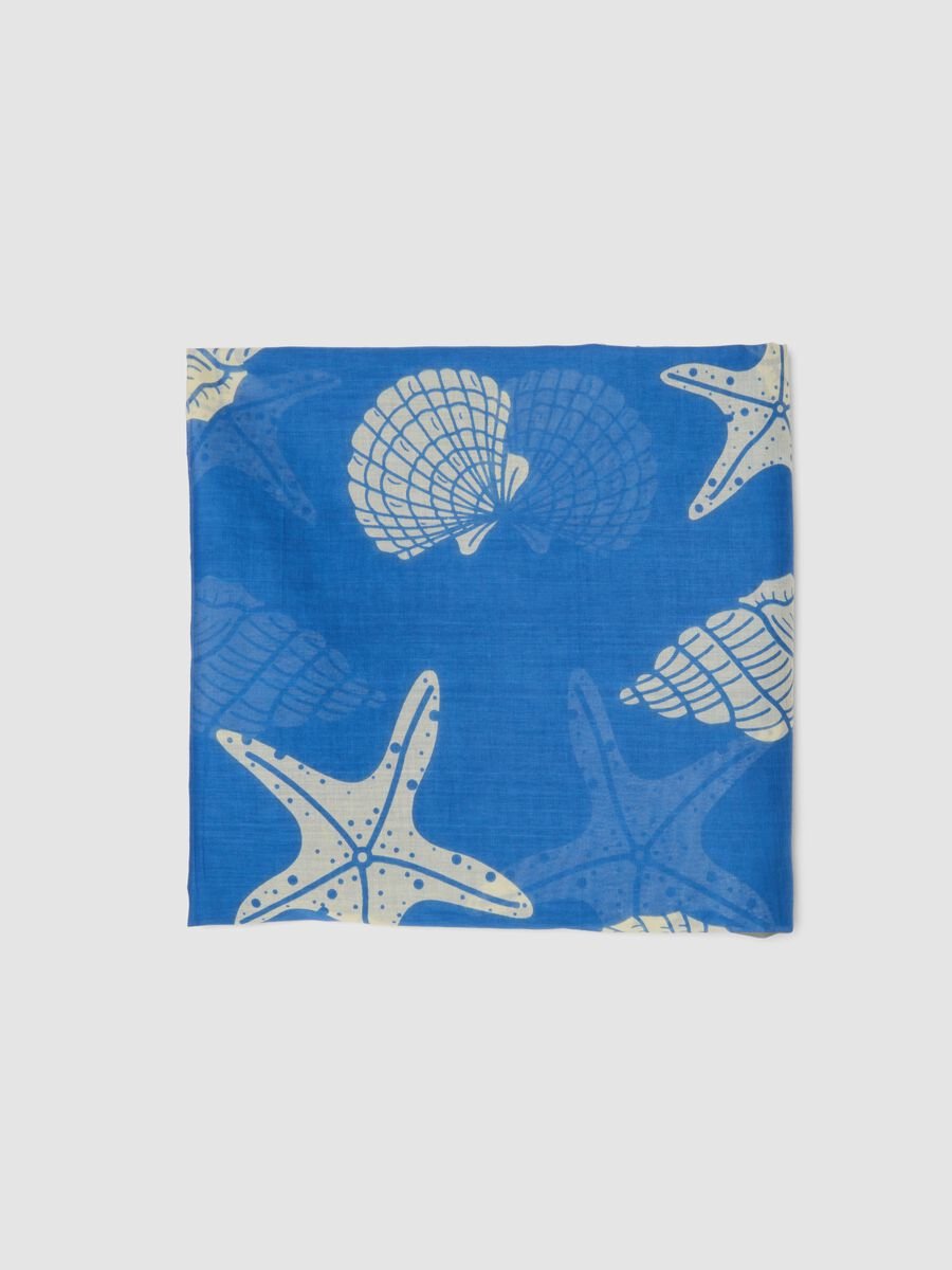 Pareo blu in puro cotone_1