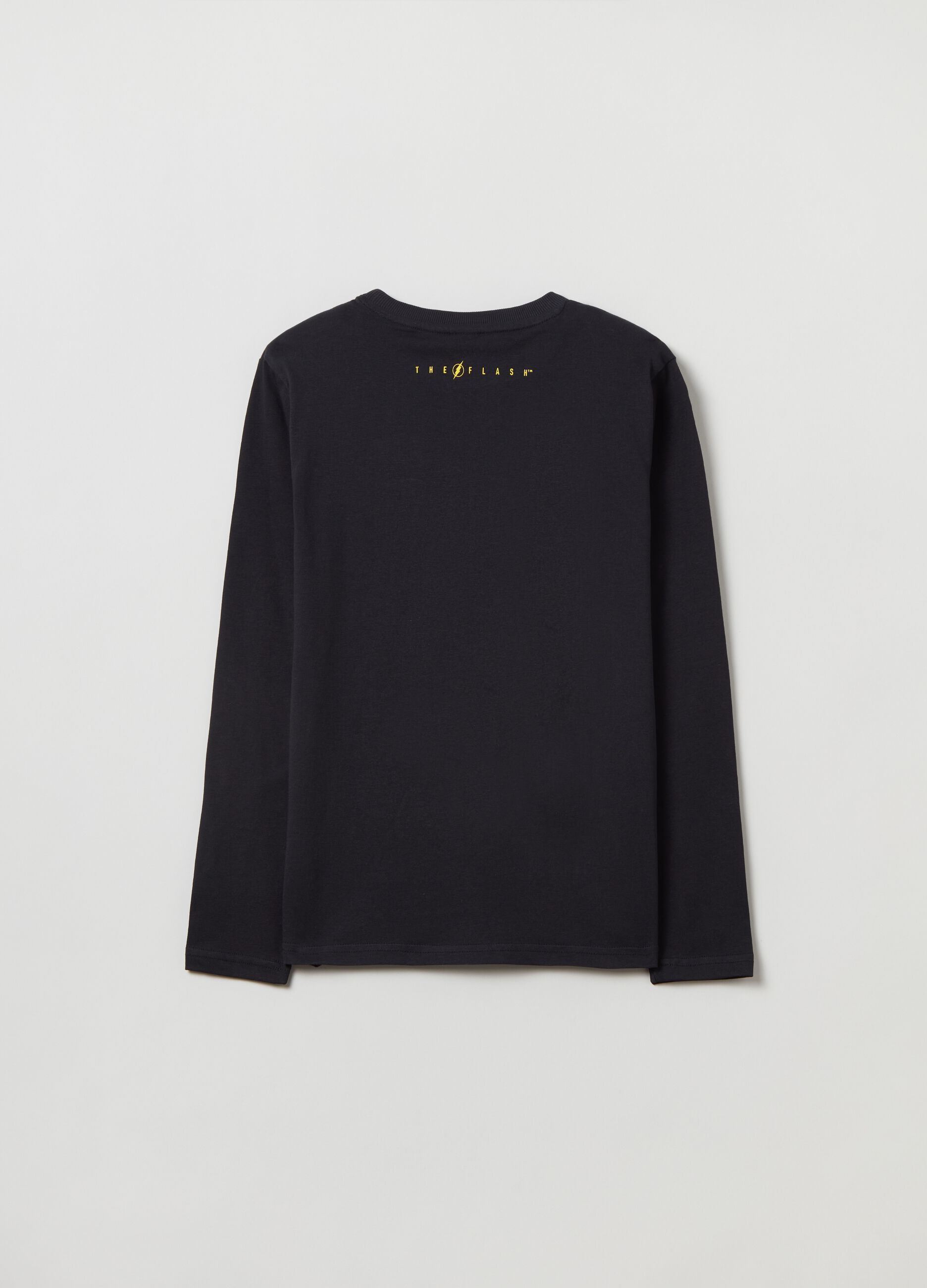 T-shirt maniche lunghe stampa The Flash_1
