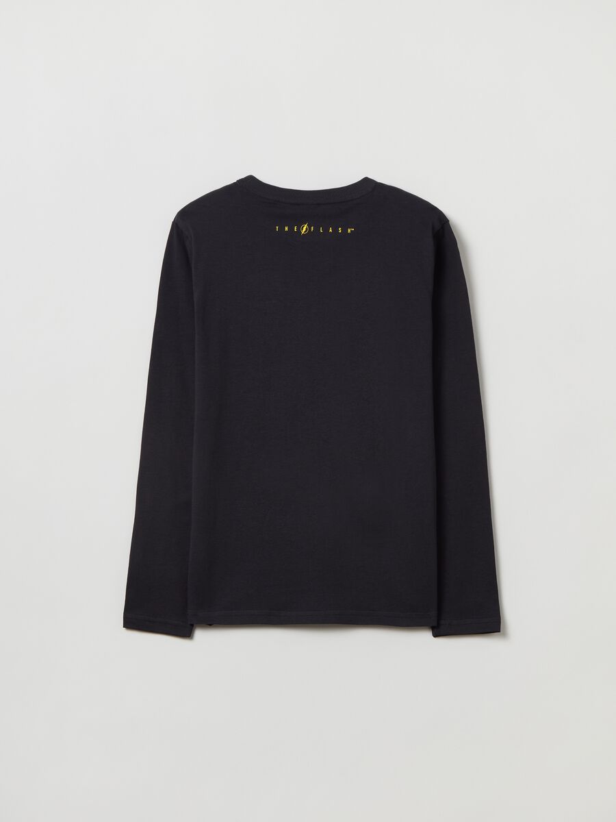 T-shirt maniche lunghe stampa The Flash_1