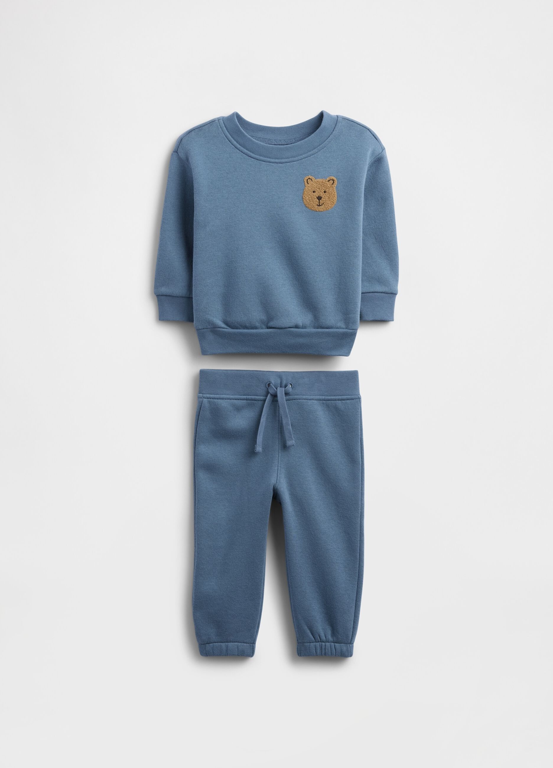 Blue set with sweatshirt and trousers