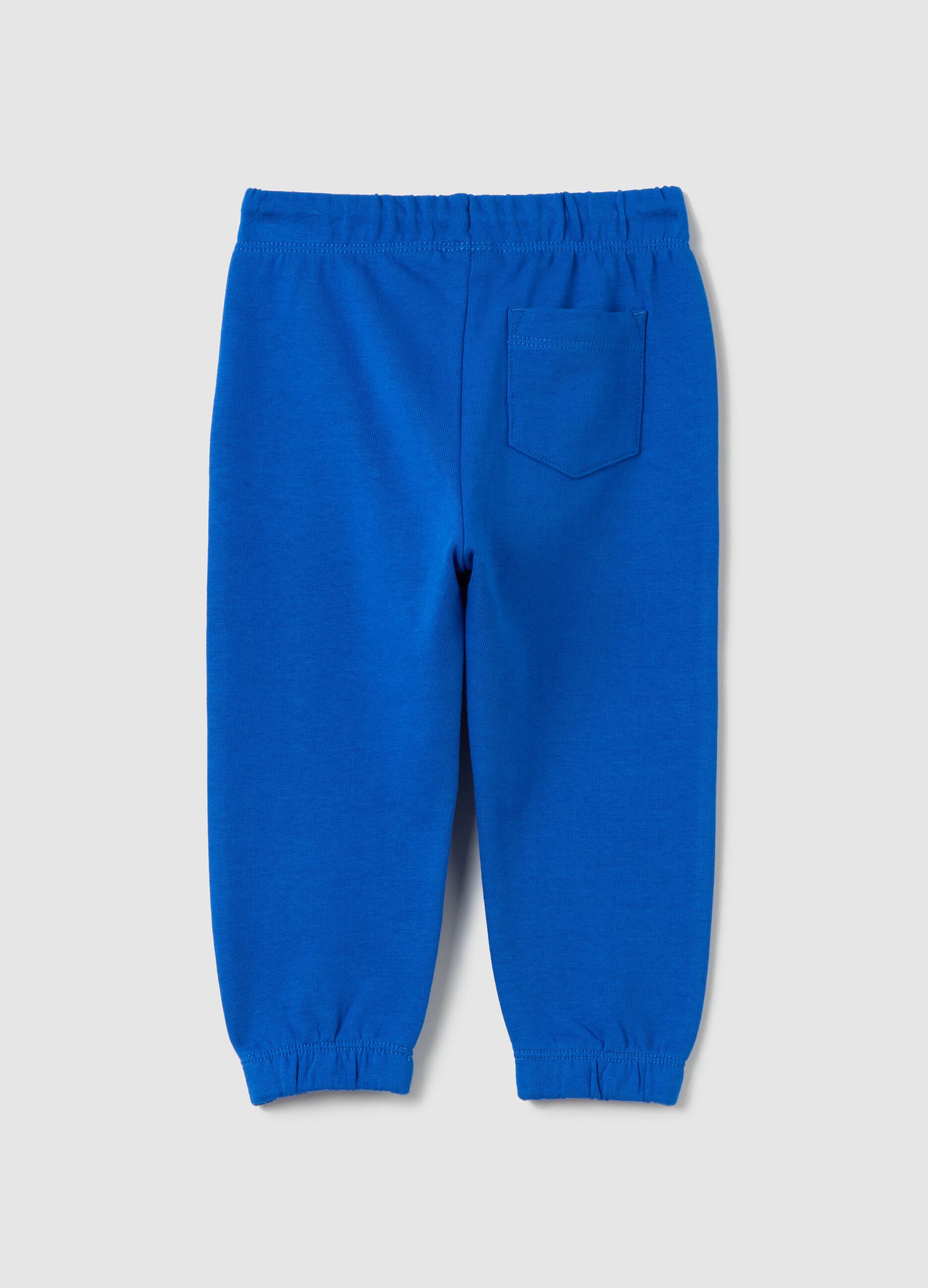 Cotton joggers with drawstring