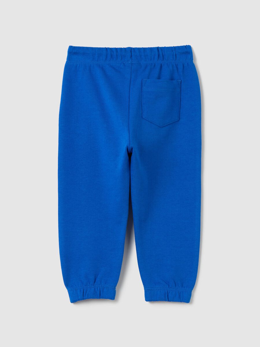 Cotton joggers with drawstring_1