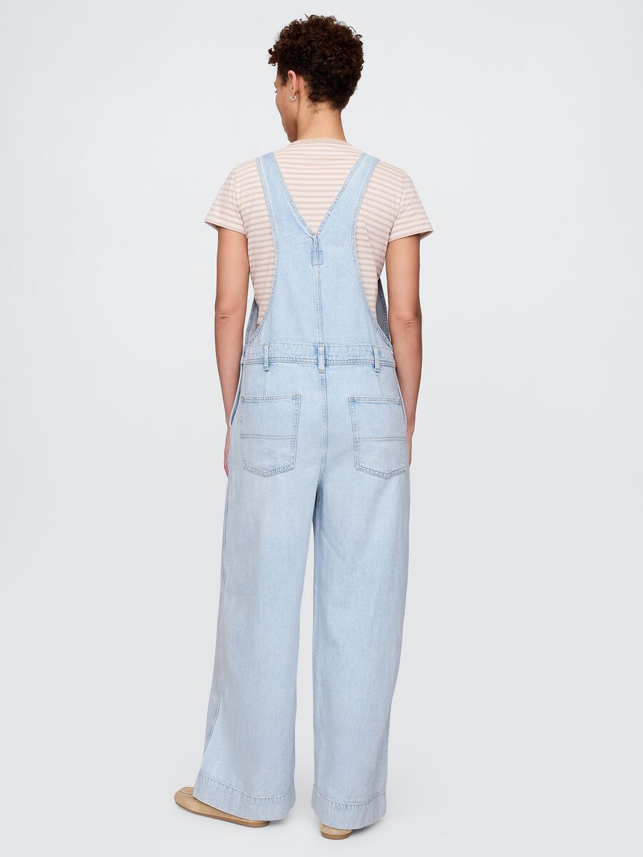 Salopette denim chiaro Gap_2