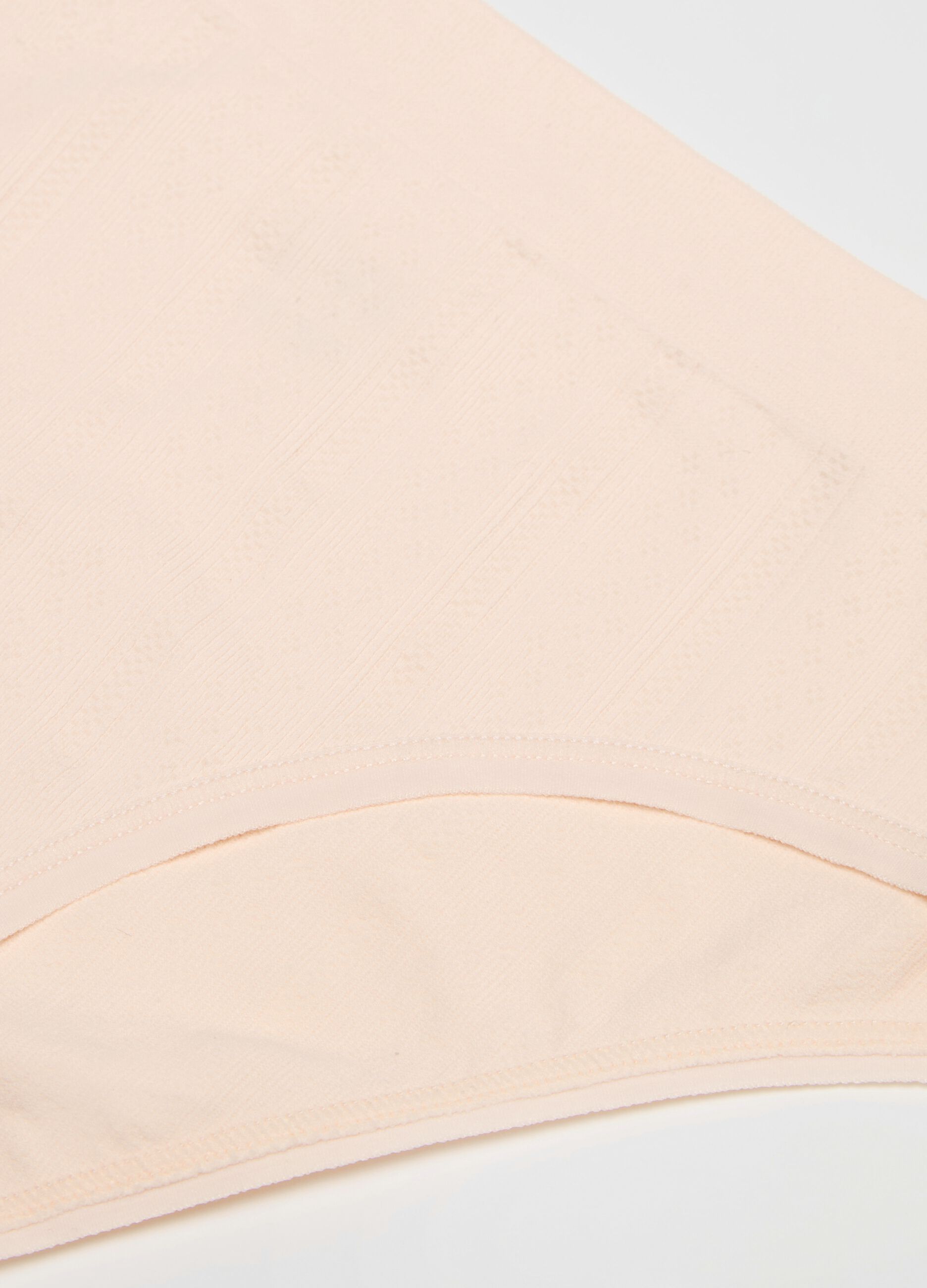 Pointelle briefs in microfibre