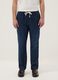 Blue Regular Fit Stretch Denim Cotton Jeans_1