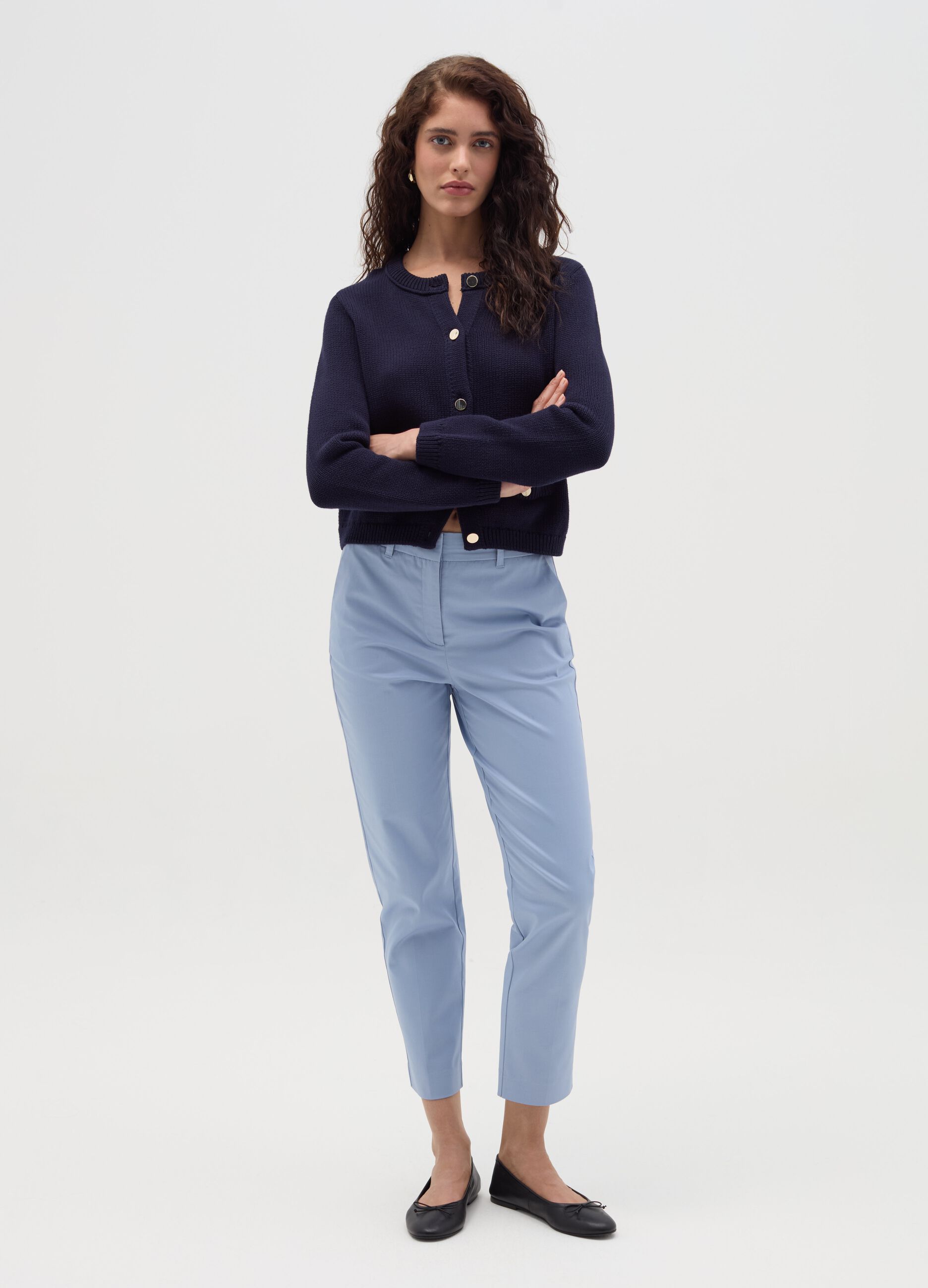 Stretch chino trousers