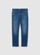 Slim fit blue denim jeans in stretch cotton_4