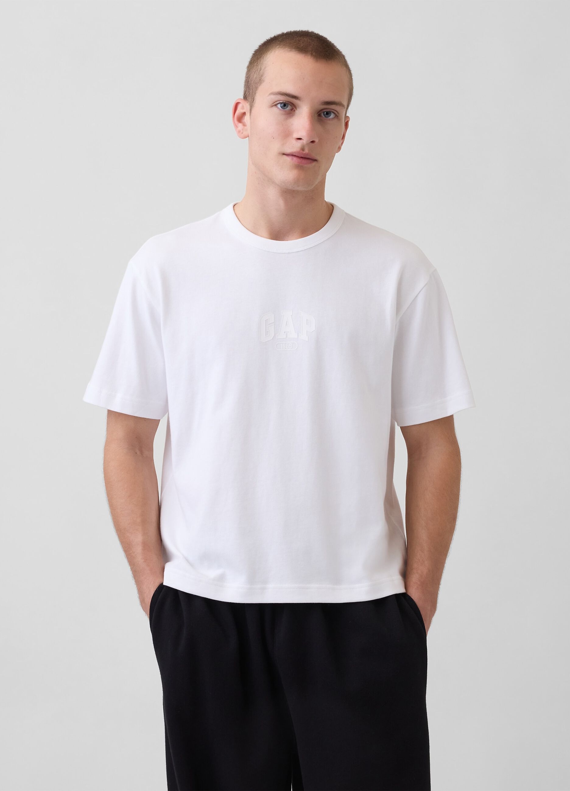 Pure cotton short-sleeve T-shirt