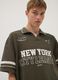 Green pure cotton polo shirt_0