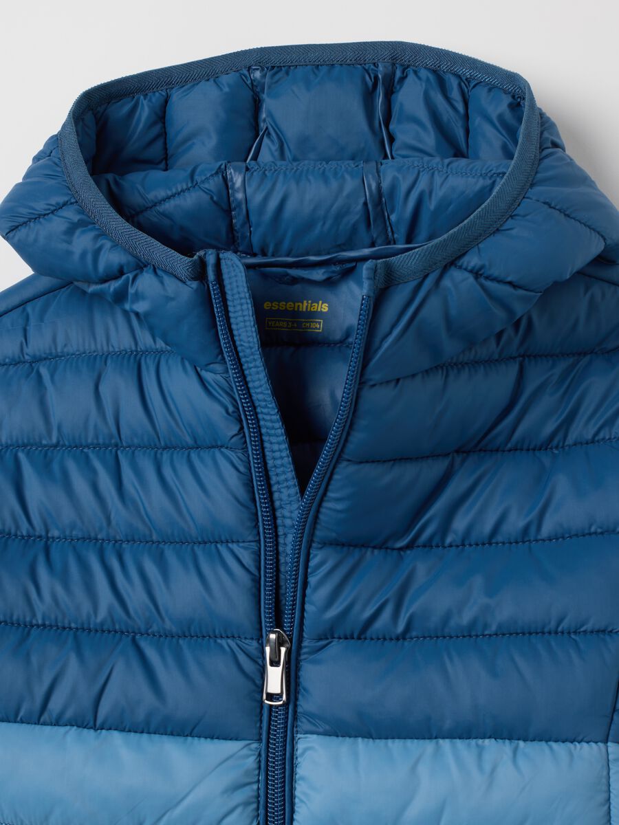 Giacca da bambino in blu regular fit water resistant_2