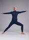 Full-zip blu fitted in tessuto elasticizzato ALTAVIA STUDIO_0