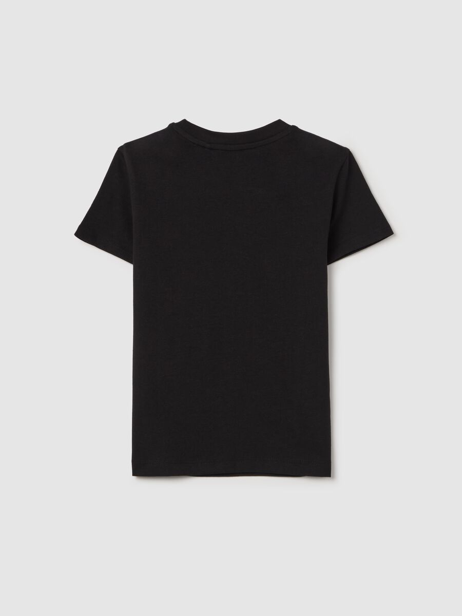 Cotton T-shirt with "Always myself" print_4