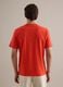 Orange pure cotton crew neck t-shirt relaxed fit_3
