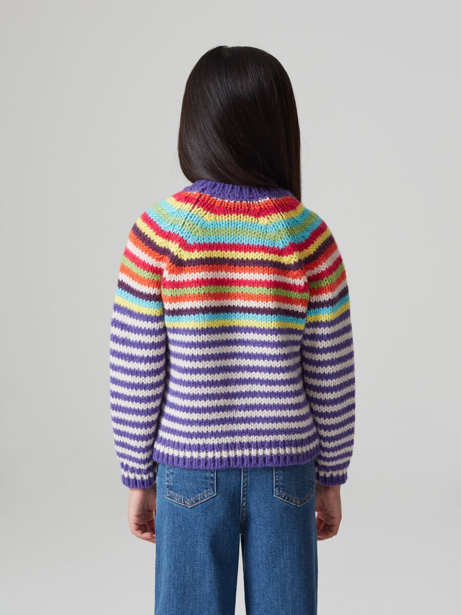 Pullover con fantasia a righe_2