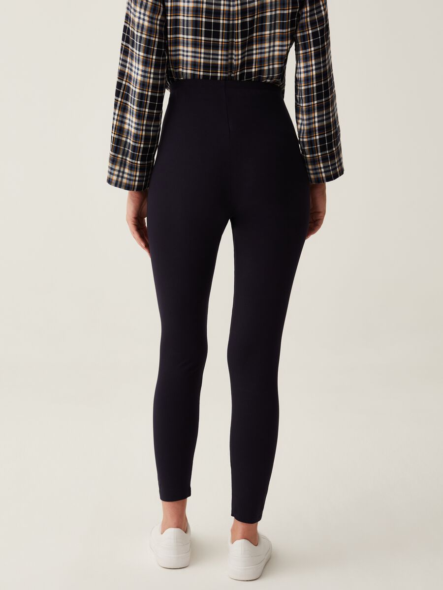 Leggings premaman in viscosa stretch_2