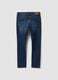 Blue slim-fit stretch cotton jeans_5