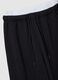 Black cotton blend wide leg joggers_5