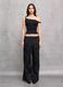 Black Asymmetric Tank Top_5