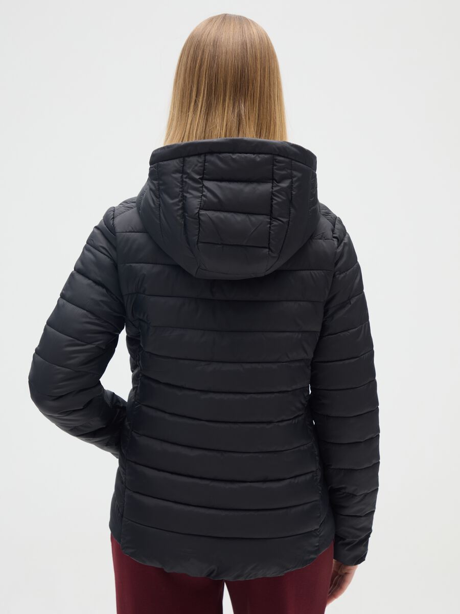 Giubbotto nero regular fit_2