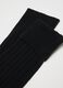Two-pack of elastic black cotton-blend socks_1