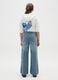 Girls' skater jeans in pure cotton denim_1