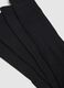 Set of black cotton-blend long socks tripack_1