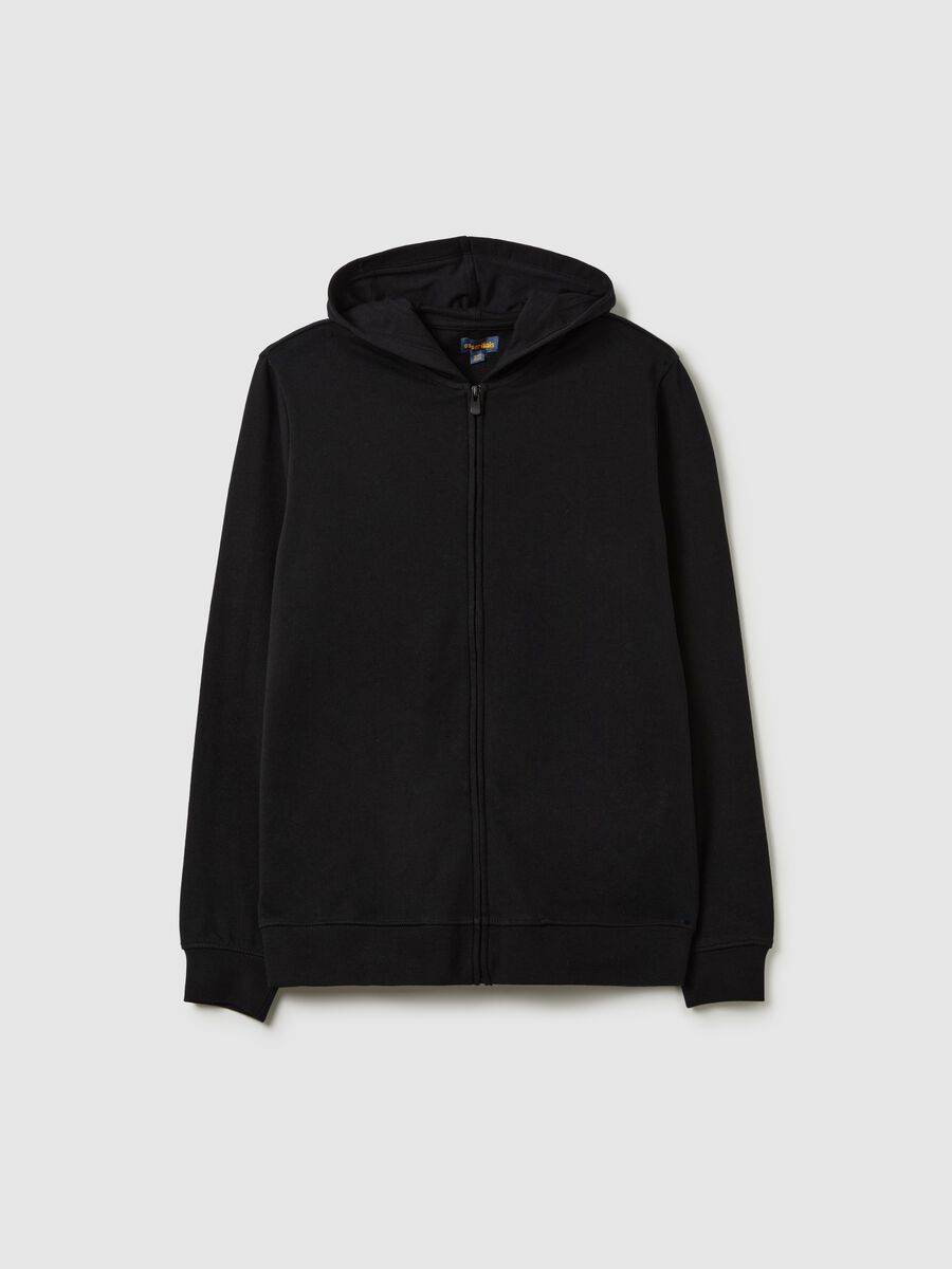 Essential full-zip sweatshirt with hood_3