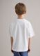 White pure cotton oversized fit children's t-shirt_2