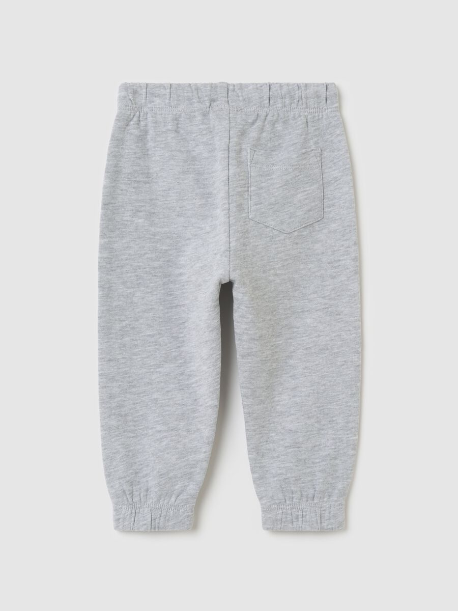 Cotton joggers with drawstring_1