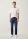 Regular fit denim jeans in pure cotton_0