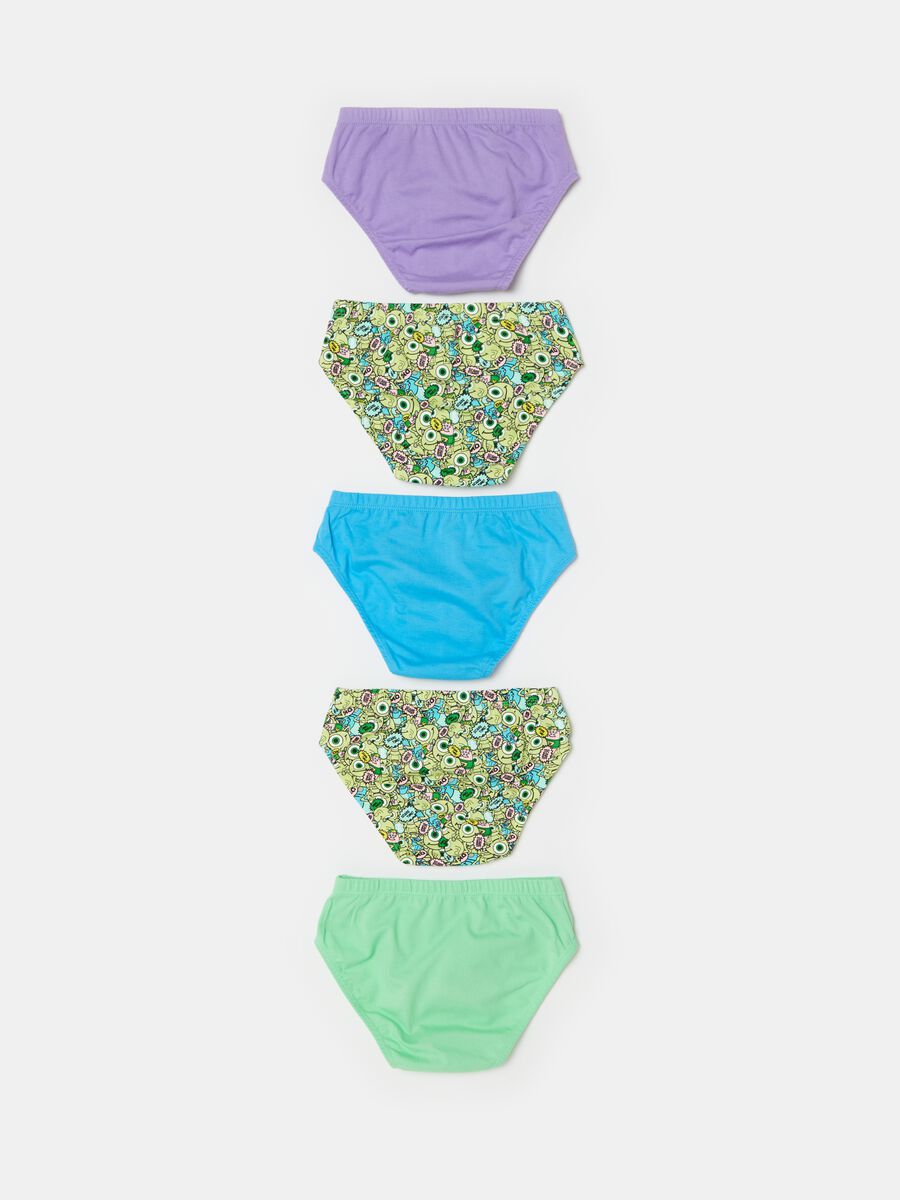 Five-pack cotton briefs with Monsters Inc. print_1