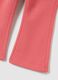 Girl's Pink Stretch Cotton Slim Fit Leggings_3
